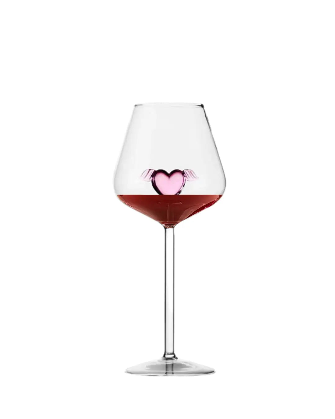 Heart Wine Glass