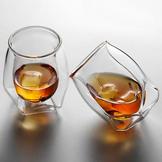 Diamond Whiskey Glass