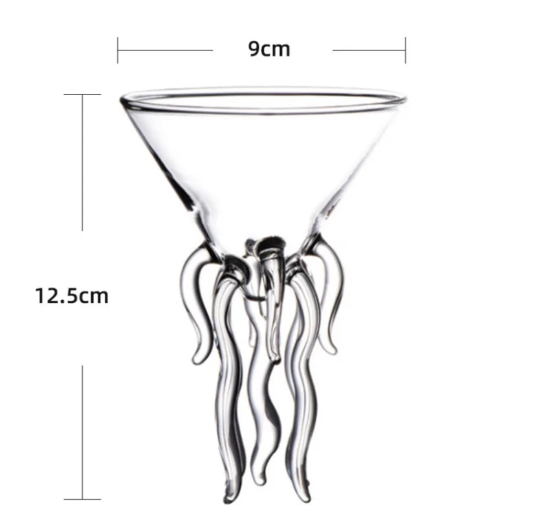 Creative Jellyfish Glass Cup